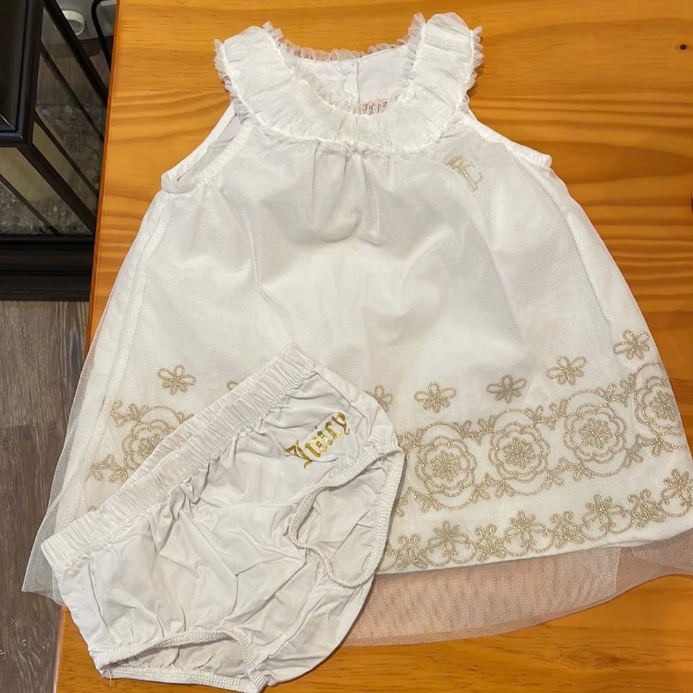 White Toddler Dress